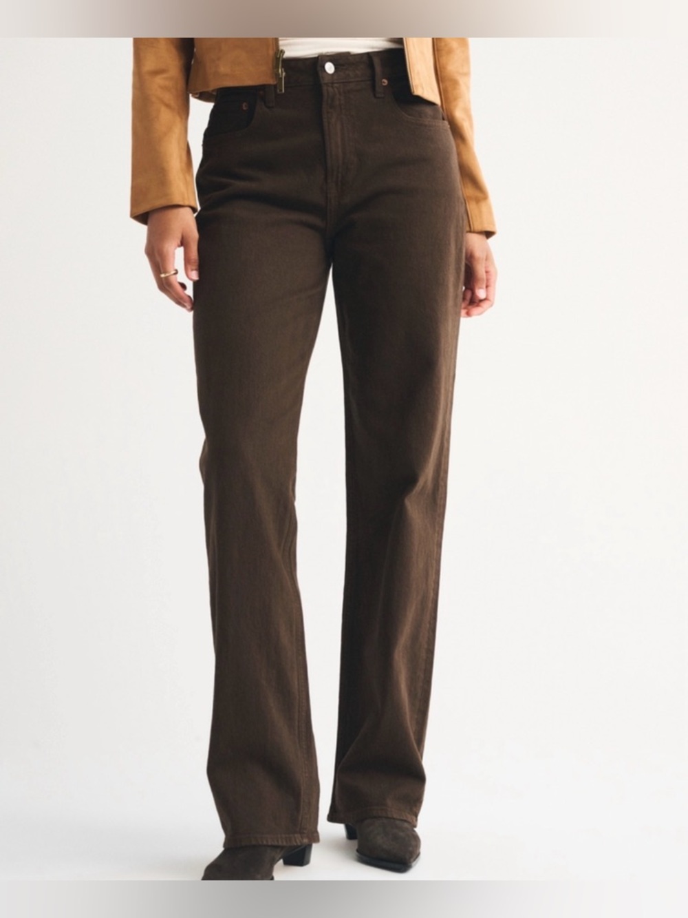 A&F Curve Love HR 90s Relaxed Jean - Picture 2 of 6